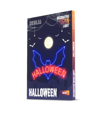 Neoon PLEXI LED HALLOWEEN sinine punane NNE17 Neolia