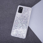 Liquid Sparkle TPU ümbris Xiaomi Redmi Note 12 5G (globaalne) / Poco X5 jaoks – hõbedane