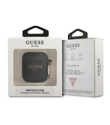 Guess Case AirPods GUA2SGGEK must silikoon glitter