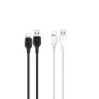 XO kaabel NB103 USB - Lightning 1,0 m 2,1A must 30 tk. / valge 20 tk. seatud