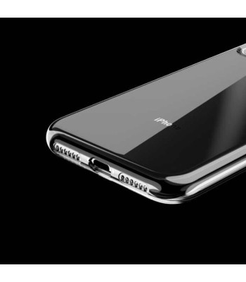 Õhuke 1 mm ümbris iPhone 7 / 8 / SE 2020 / SE 2022 jaoks, läbipaistev