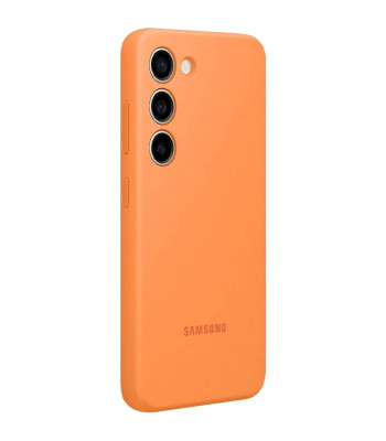 Samsung ümbris Silikoonist kate Samsung Galaxy S23 oranžile