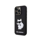 Karl Lagerfeld ümbris iPhone 14 Pro Max 6.7 KLHCP14X3DRKHNK must kõva ümbris Rubber Choupette 3D