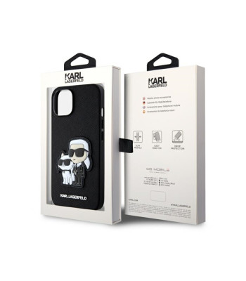 Karl Lagerfeld ümbris iPhone 14 Plus 6.7 KLHCP14MSANKCPK must kõva ümbris Saffiano Karl - Choupette