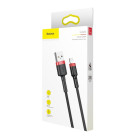 Baseus kaabel Cafule USB - Lightning 2,0 m 1,5 A punane must