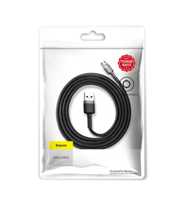 Baseus kaabel Cafule USB - micro USB 1.0m 2.4A hall must