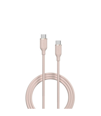 "Devia" kaabel Jelly USB-C - USB-C 1,2 m 60W roosa