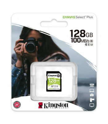 Kingstoni mälukaart 128GB microSDXC Canvas Select Plus SDS2