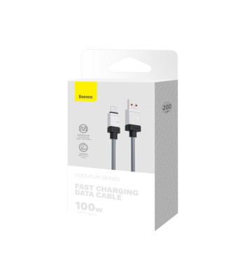 Baseus kaabel CoolPlay USB - USB-C 2 m 100 W must