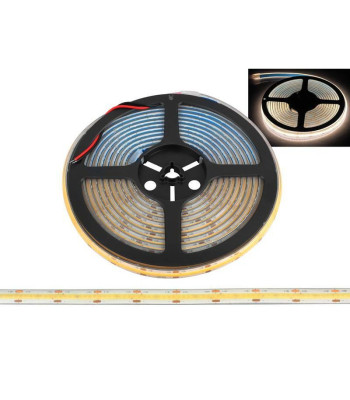 LED stringvalgustid COB IP67 3000K 1500lm/m 48W 9.6W/m 5m