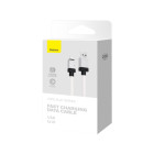 "Baseus" kaabel CoolPlay USB - Lightning 2 m 2,4 A valge