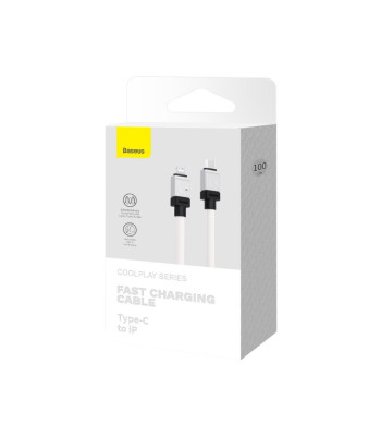 "Baseus" kaabel CoolPlay USB-C - Lightning 1 m 20 W valge