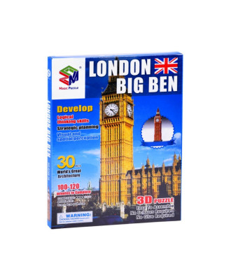 30-osaline 3D pusle London Big Ben ZA3802