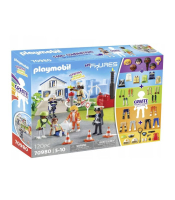 Playmobil My Figures päästetegevuse figuurid klotsidele 120 tükki ZA 5433