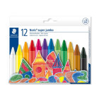 Staedtler paksud Jumbo vahakriidid, 12 AP0010 vahakriidit