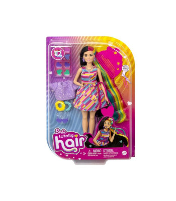 Barbie Totally Hair nukk Värvilised juukseaksessuaarid südamed HCM90 ZA5085