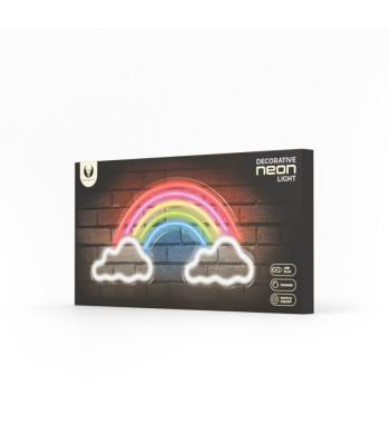 Neoon PLEXI LED RAINBOW ON Clouds mitmevärviline FPNE32 Forever Light