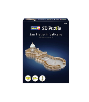 Revell 3D ruumiline pusle St. Peetruse basiilika Vatikan 68 ele68 ZA5435