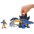 Jurassic World Set Imaginext Figures Stegosaurus + Dr. Toetus ZA5097